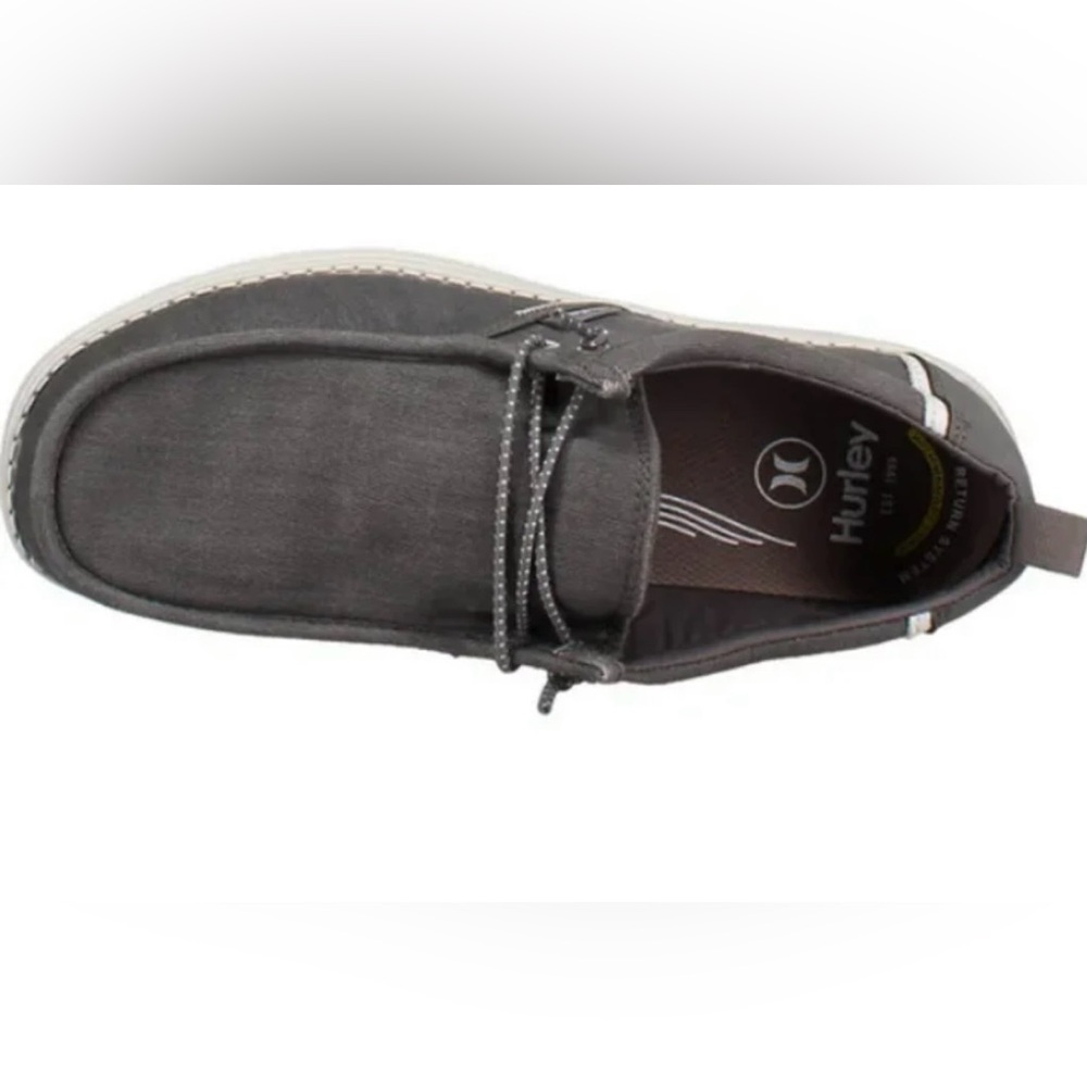 Hurley Men's Charcoal Boat Shoes